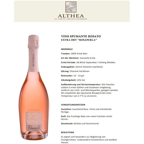 Althea - Rosaperla Spumante Extra Dry
