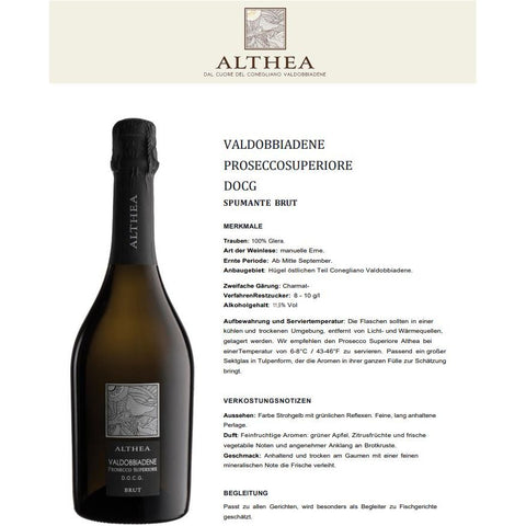 Althea - Valdobbiadene Prosecco Superiore DOCG Brut