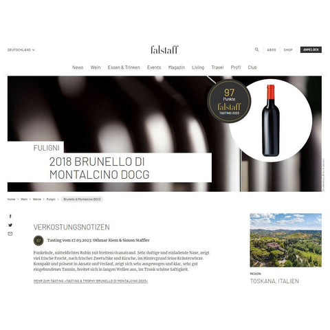 Fuligni - Brunello Di Montalcino DOCG 2018